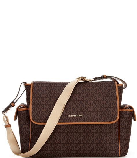 Michael Kors Travel Large Signature Logo Diaper Messenger .